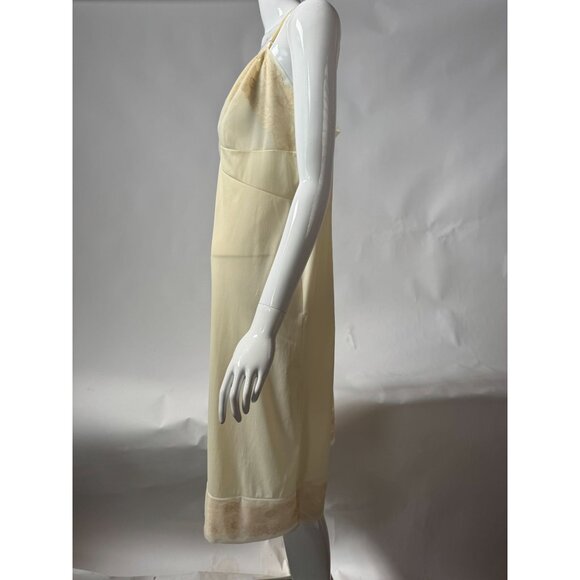 Vintage Vanity Fair 1960s Nylon Antron Slip Dress With Lace Trim Size 42 L - Picture 9 of 16